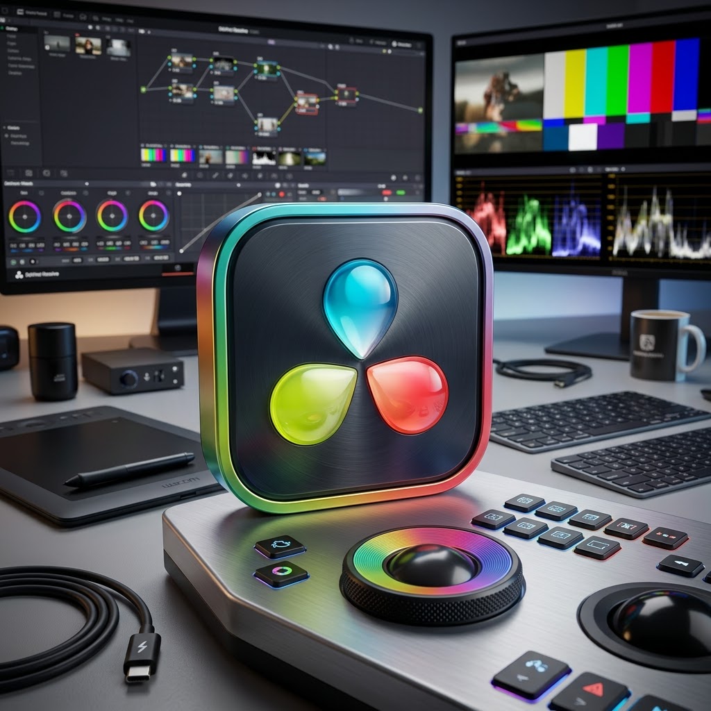 DaVinci Resolve video editing